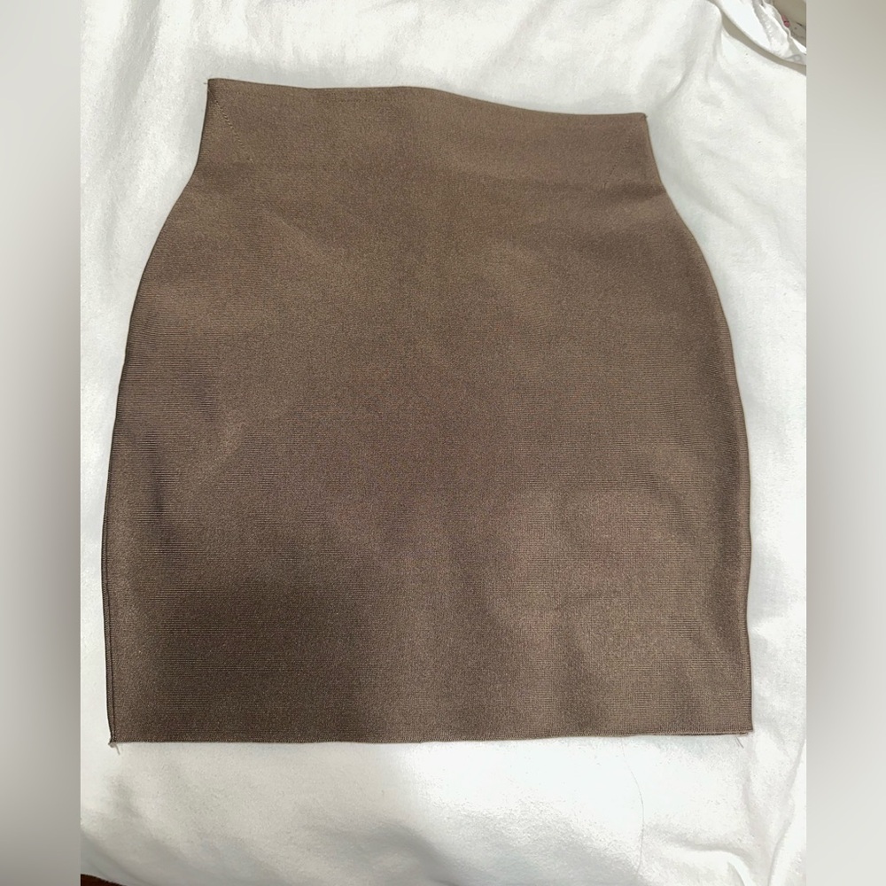 🖤Beautiful Mini Taupe Bandage Skirt 🖤
